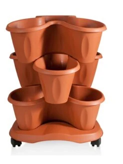 Trifoglio 3-Tier Planter On Wheels -Garden Care Shop 3 4 crop 8613625 05V