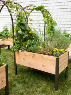 2’ X 4’ Arch Trellis For Planter Boxes -Garden Care Shop 8587823 0490