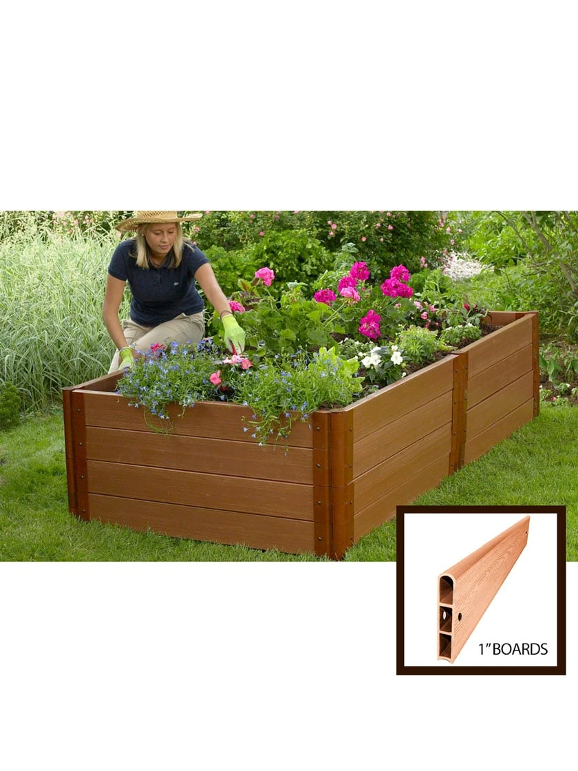 Composite Raised Bed, 22" High With 1" Boards 3 Composite Raised Bed, 22" High With 1" Boards