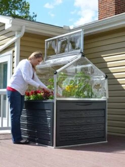 Canopia® By Palram Plant Inn™ Raised Bed Greenhouse, 4' X 4' 18 Canopia® By Palram Plant Inn™ Raised Bed Greenhouse, 4' X 4' -Garden Care Shop 8588308 02V tif
