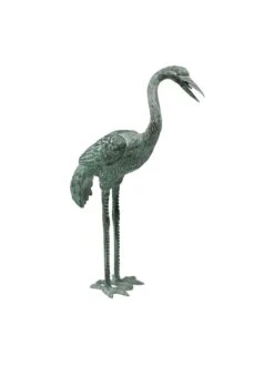 Bronze Crane Statues, Small -Garden Care Shop 8589916 001v