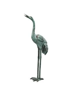 Bronze Crane Statues, Large -Garden Care Shop 8589919 001v