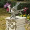 Sitting Fairy Flutist Statue -Garden Care Shop 8589921 001v