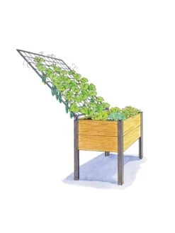 Space-Maker Pivoting Trellis, 4' -Garden Care Shop 8590247 SMTrellis 4ft tif