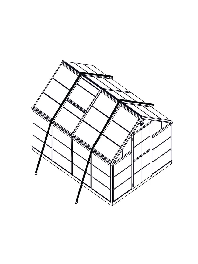 Canopia® By Palram Anchoring Kit For The Palram - Canopia Greenhouses 8 Canopia® By Palram Anchoring Kit For The Palram - Canopia Greenhouses - Image 6