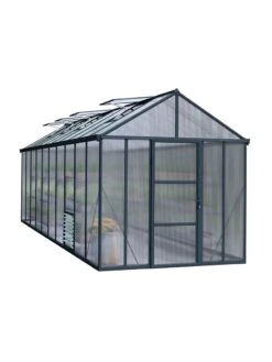 Canopia® By Palram Glory™ Greenhouse, 8' -Garden Care Shop 8591552 02v glory greenhouse 8 x 20 ft
