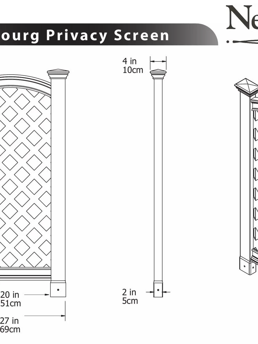 Luxembourg Vinyl Privacy Screen 5 Luxembourg Vinyl Privacy Screen - Image 3