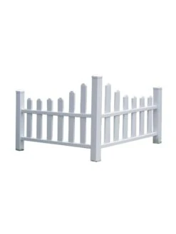 Country Corner Vinyl Picket Fence -Garden Care Shop 8593637 02v