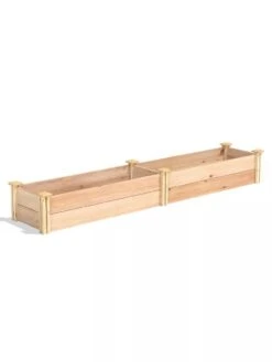 Premium Cedar Raised Garden Bed, 16" X 96" -Garden Care Shop 8593873 03V