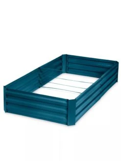 Demeter Corrugated Metal Raised Bed, 34" X 68" -Garden Care Shop 8594183 9543BL tif