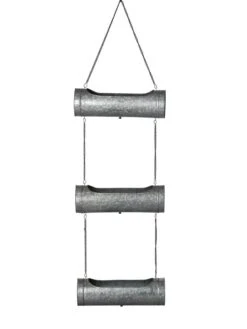 Galvanized Hanging Triple Planter -Garden Care Shop 8595213 0005 tif