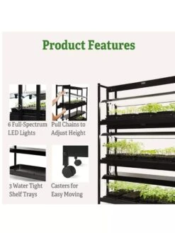 LED SunLite® High Intensity 3-Tier Garden -Garden Care Shop 8596024 4