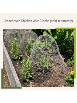 Chicken Wire Cloche Extension -Garden Care Shop 8599107 2