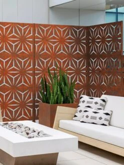 Veradek 3-Panel Privacy Screen Set, Star 12 Veradek 3-Panel Privacy Screen Set, Star -Garden Care Shop 8599205 06V tif