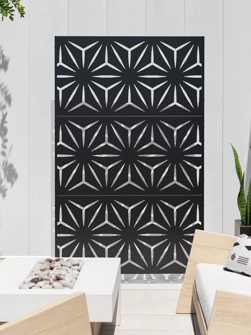 Veradek 3-Panel Privacy Screen Set, Star 3 Veradek 3-Panel Privacy Screen Set, Star