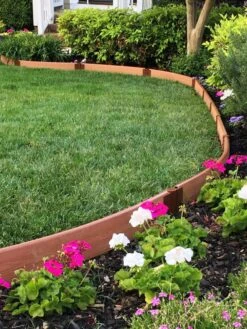 Curved Composite Landscape Edging Kit With 1" Boards 15 Curved Composite Landscape Edging Kit With 1" Boards -Garden Care Shop 8599404 03V tif