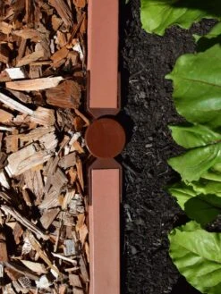 Straight Landscape Edging Kit With 2" Boards -Garden Care Shop 8599408 03V tif