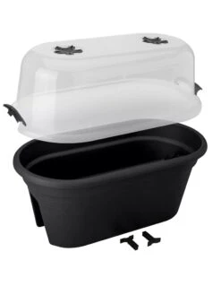 Exaco Trading Corsica Oval Bridge Planter With Cover -Garden Care Shop 8599435 02V tif