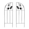 Achla Designs Sunflower Trellis Side Panels, Set Of 2 -Garden Care Shop 8599488 01v achla designs sunflower trellis side panels