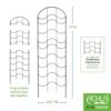 Achla Designs Waves Trellis Extension Piece 1 Achla Designs Waves Trellis Extension Piece -Garden Care Shop 8599492 01V tif