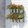 8 Pot Metal Wall Planter -Garden Care Shop 8609089 5656 tif