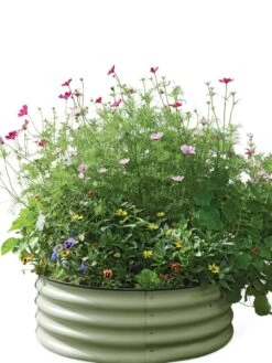 Birdies™ Round Metal Raised Bed -Garden Care Shop 8609150 006525 tif