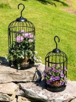 Hanging Birdcage Planter Set -Garden Care Shop 8609181 0374 tif