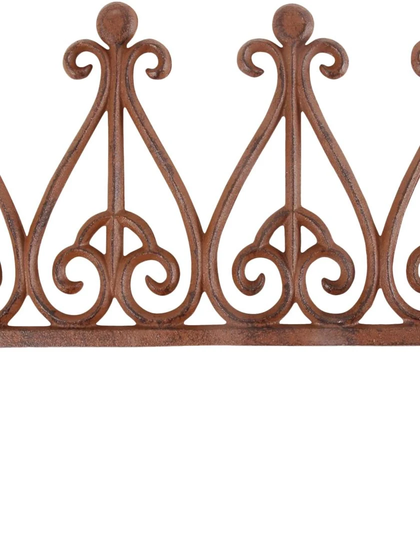 Esschert Cast Iron Lawn Edging, Set Of 3 3 Esschert Cast Iron Lawn Edging, Set Of 3