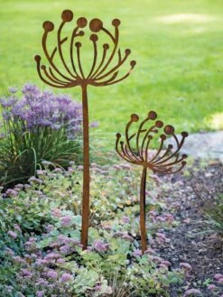 Queen Anne's Lace Garden Stake Set Of 2 -Garden Care Shop 8610210 0105 tif