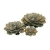 Desert Steel Blue Rose Succulent Sculpture -Garden Care Shop 8610763 03v desert steel blue rose succulent