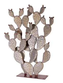 Desert Steel Prickly Pear Cactus Sculpture, Grande 7 Desert Steel Prickly Pear Cactus Sculpture, Grande -Garden Care Shop 8610769 03v