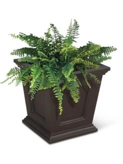 Fairfield Self-Watering Square Planter, 16” X 16” -Garden Care Shop 8611695 04V tif