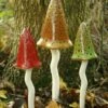 Potting Shed Tinkling Toadstool Sculptures, Set Of 3 -Garden Care Shop 8611730 au 01v potting shed tinkling toadstool ceramic garden sculptures set of 3