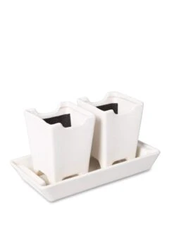 Stoneware Self-Watering Windowsill Planters, Set Of 2 -Garden Care Shop 8611890 5658 tif