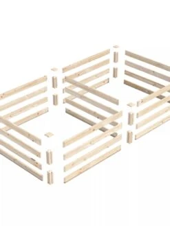 Pine Raised Garden Beds, 4'x8' -Garden Care Shop 8612238 01V jpg