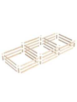 Tall 2-Tier Pine Raised Garden Bed, 4'x12' -Garden Care Shop 8612258 01v