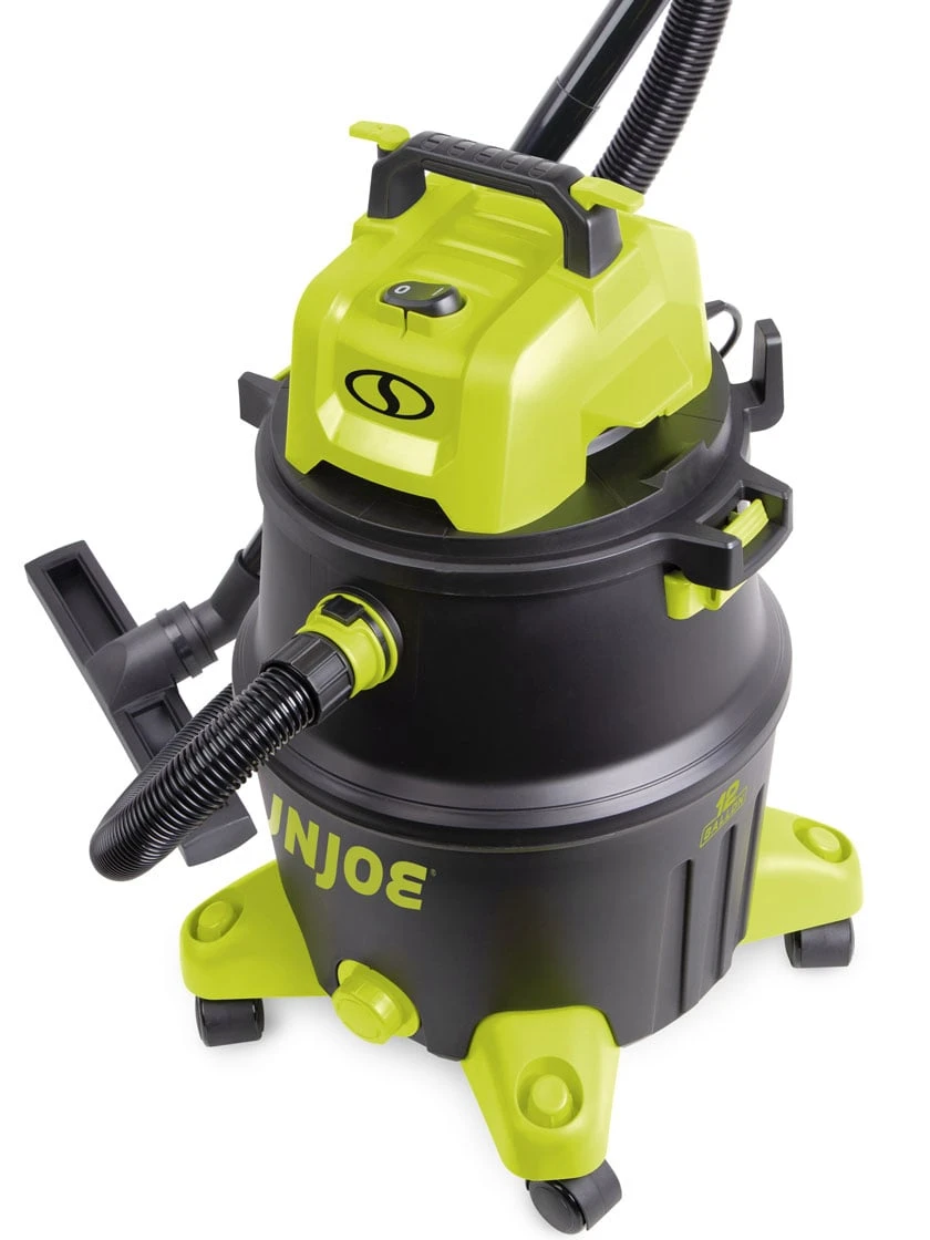 Sun Joe® 12-Gal 1200W 6.5 Pk HP Wet/Dry Shop Vac, HEPA Filtration, Wheeled W/Attachments 3 Sun Joe® 12-Gal 1200W 6.5 Pk HP Wet/Dry Shop Vac, HEPA Filtration, Wheeled W/Attachments