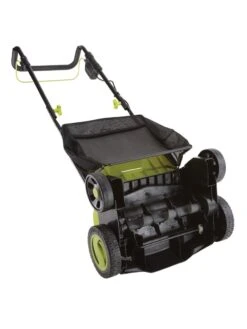 Sun Joe® 48V ION+ Cordless 15-Inch 5-Position Walk-Behind Lawn Dethatcher -Garden Care Shop 8612541 06v