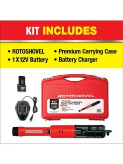 Rotoshovel Battery-Operated Garden Auger -Garden Care Shop 8612719 07v