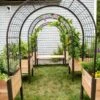 2’ X 4’ Arch Trellis For Planter Boxes