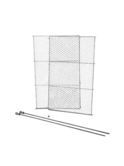 Tall Chicken Wire Critter Fence Extension Panel, Set Of 2 -Garden Care Shop 8613262 6063 tall chicken wire critter fence extension panel set of 2 galvanized