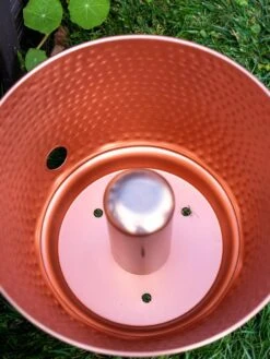 Hammered Copper Hose Pot With Lid 18 Hammered Copper Hose Pot With Lid -Garden Care Shop 8613311 0022