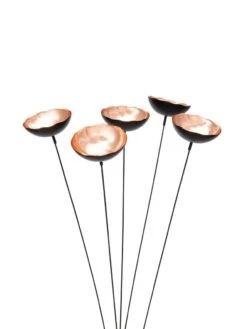 Copper Poppy Sways, Set Of 5 8 Copper Poppy Sways, Set Of 5 -Garden Care Shop 8613342 9215