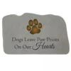 Dogs Leave Paw Prints Memorial Stone -Garden Care Shop 8614135 01V 3 4 dogs leave paw prints memorial stone