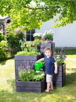 Modular Rectangular Raised Bed Kit 8 Modular Rectangular Raised Bed Kit -Garden Care Shop 8614248 04V