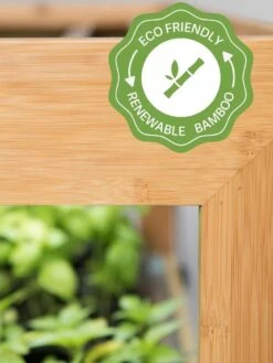 Bamboo LED Grow Light Garden For Succulents And Seeds -Garden Care Shop bamboo grow light icon 3 4 2