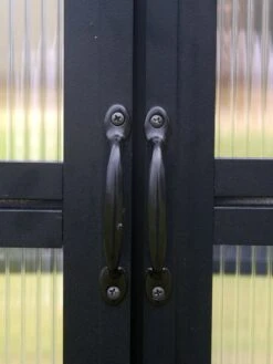 MONT Growers Edition Greenhouse, 8' X 16' -Garden Care Shop bk door handles 2000 300 dpi 2